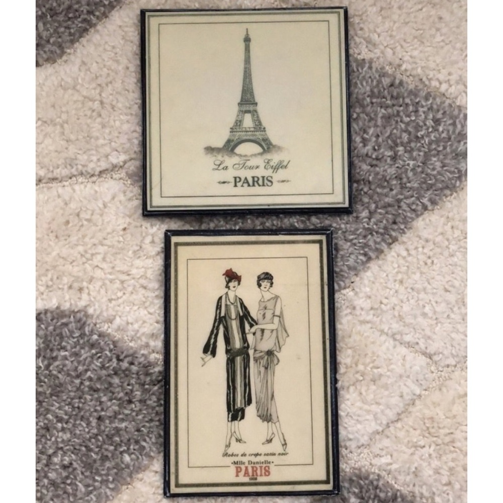 Wall art. Two pieces. Easy to hang!